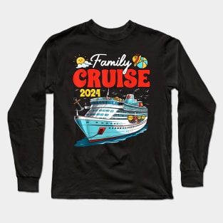 Family Cruise 2024 Making Memories Summer Matching Long Sleeve T-Shirt